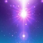 Raggio viola dell'arcangelo zadkiel