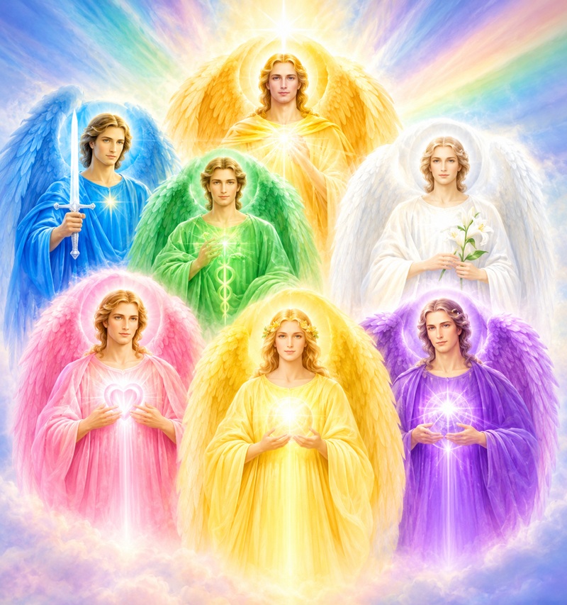 I Sette Arcangeli Raggi di Luce Divina
