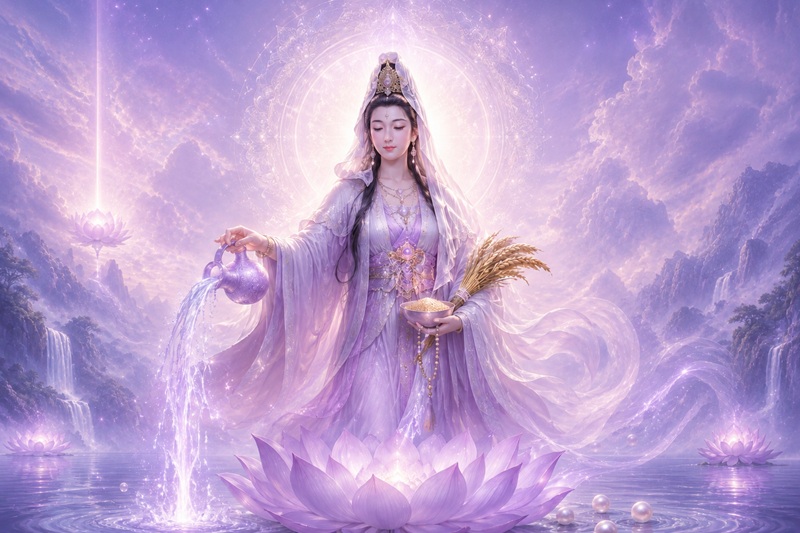 Lavender Flame di Quan Yin