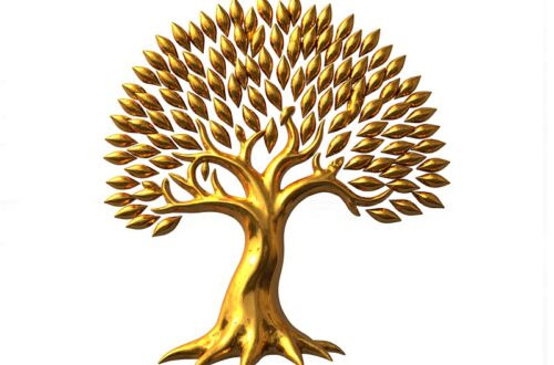 Albero Genealogico Giallo Dorato dellArcangelo Jophiel