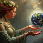 Luce Rosso Marrone da Madre Terra 1