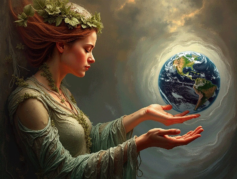 Luce Rosso Marrone da Madre Terra 1